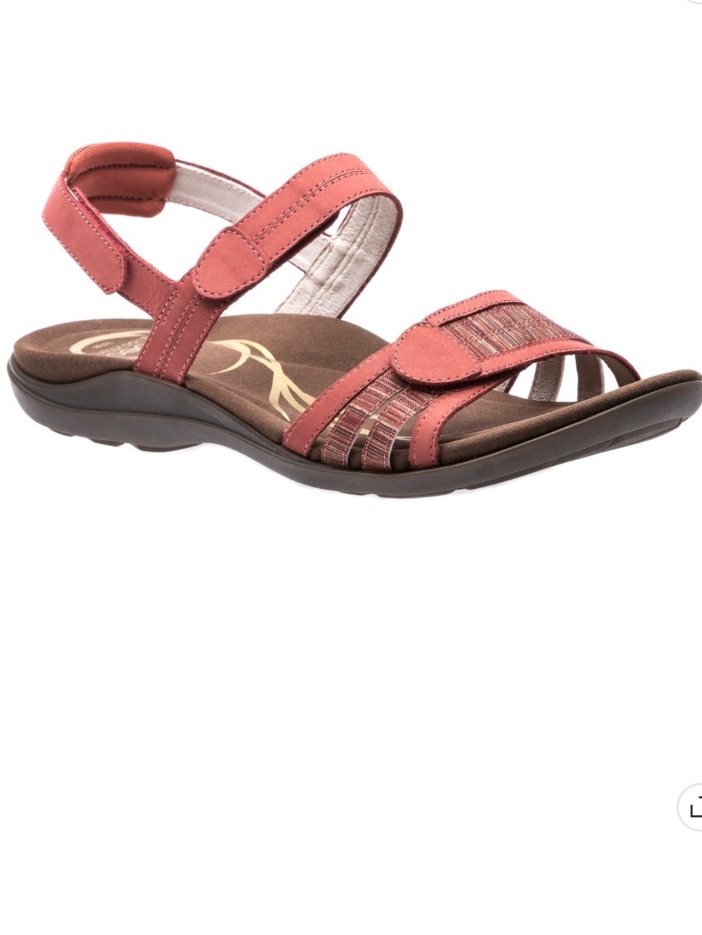 ABEO Brynn Leather Comfort Sandals Size 6N